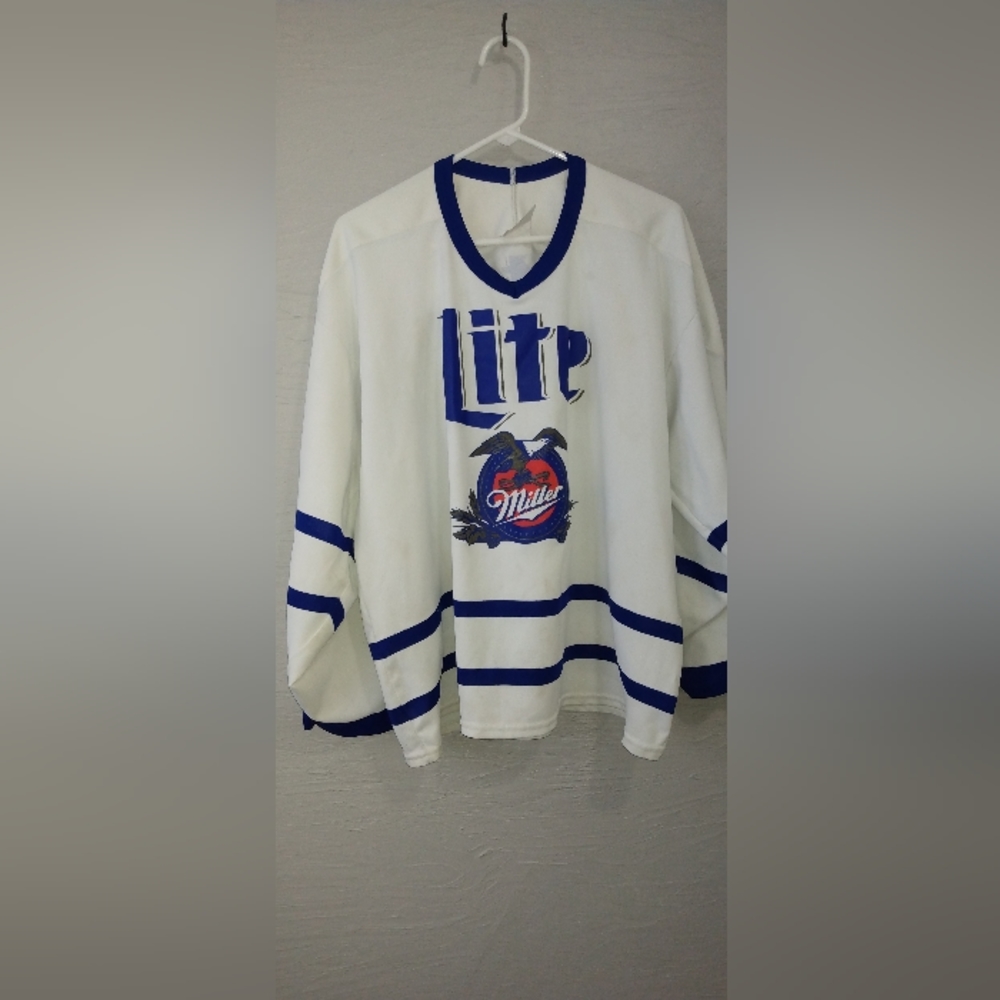 Miller lite mens jersey XL used